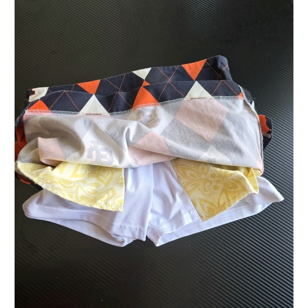 Loudmouth Ladies Performance Golf Skort Argyle Plaid Sz 2 San Francisco Giants - Picture 9 of 10